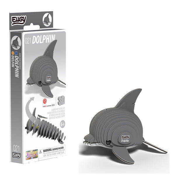 EUGY Dolphin 3D Card Model Kit