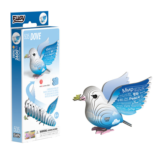 EUGY Dove 3D Card Model Kit