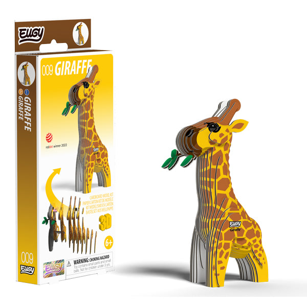 EUGY Giraffe 3D Card Model Kit