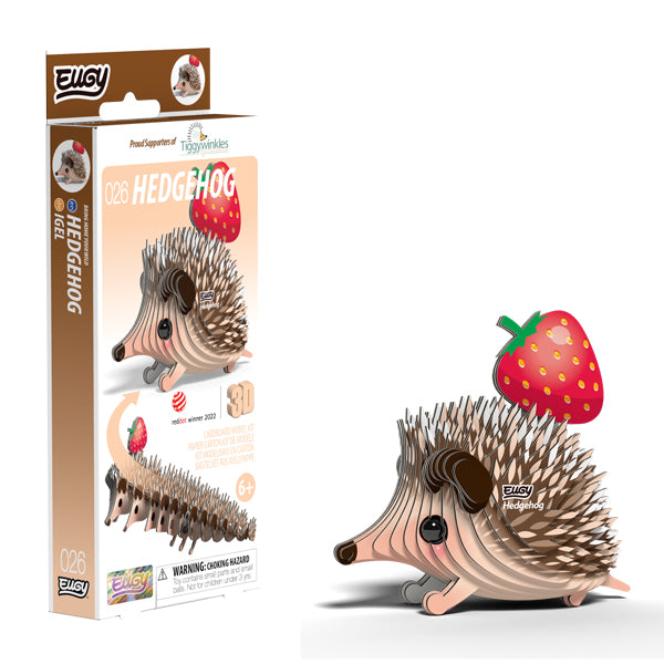 EUGY Hedgehog 3D Card Model Kit