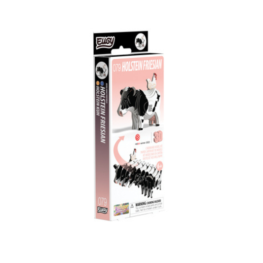 EUGY Holstein Friesian Cow 3D Card Model Kit