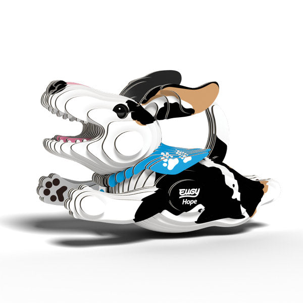 EUGY Hope the Dog 3D Card Model Kit