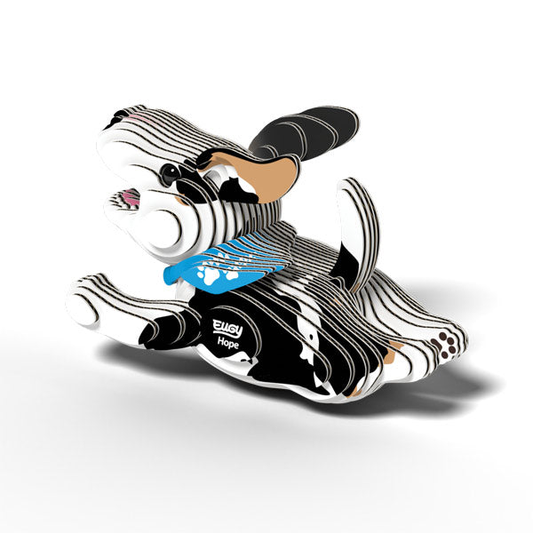 EUGY Hope the Dog 3D Card Model Kit