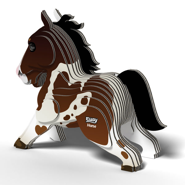 EUGY Horse 3D Card Model Kit