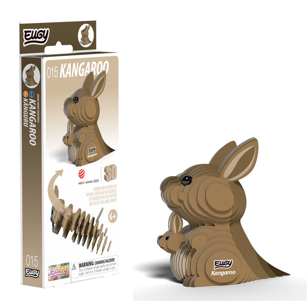 EUGY Kangaroo 3D Card Model Kit