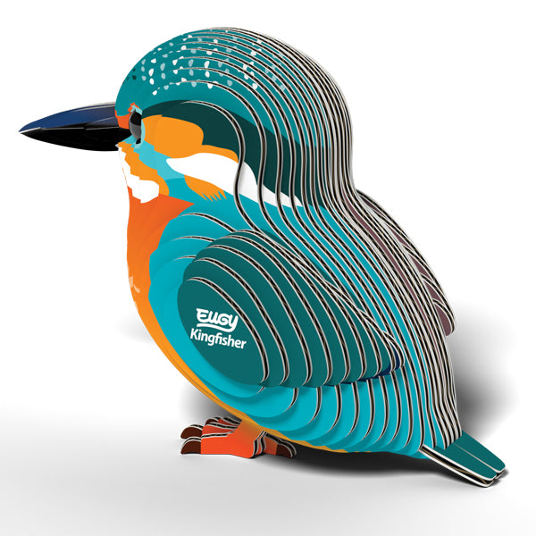 EUGY Kingfisher 3D Card Model Kit