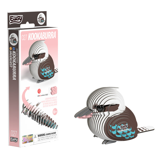 EUGY Kookaburra 3D Card Model Kit