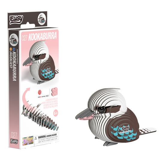 EUGY Kookaburra 3D Card Model Kit