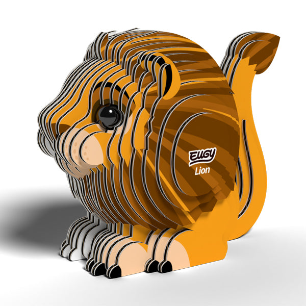 EUGY Lion 3D Card Model Kit