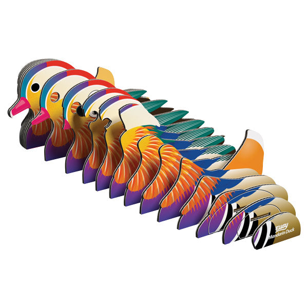 EUGY Mandarin Duck 3D Card Model Kit