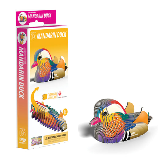 EUGY Mandarin Duck 3D Card Model Kit