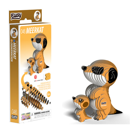 EUGY Meerkat 3D Card Model Kit
