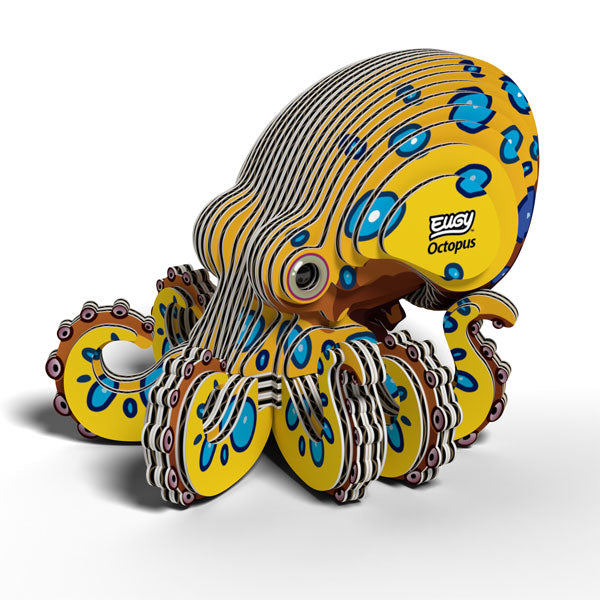 EUGY Octopus 3D Card Model Kit