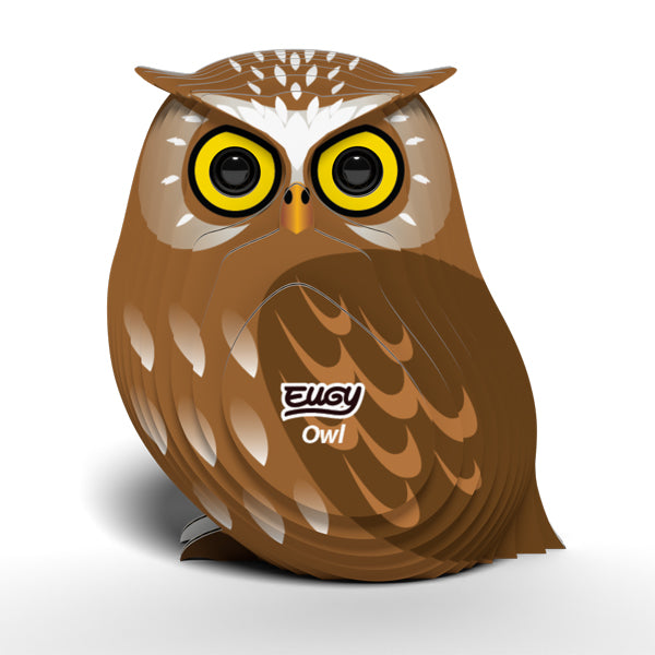 EUGY Owl 3D Card Model Kit