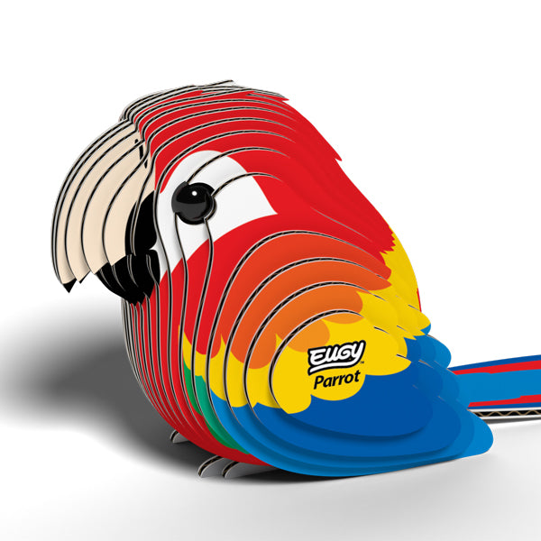 EUGY Parrot 3D Card Model Kit