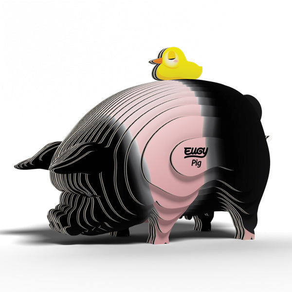 EUGY Pig 3D Card Model Kit