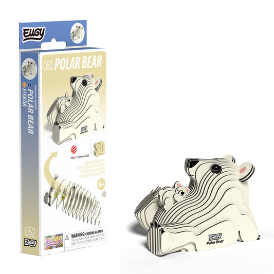 EUGY Plar Bear 3D Card Model Kit