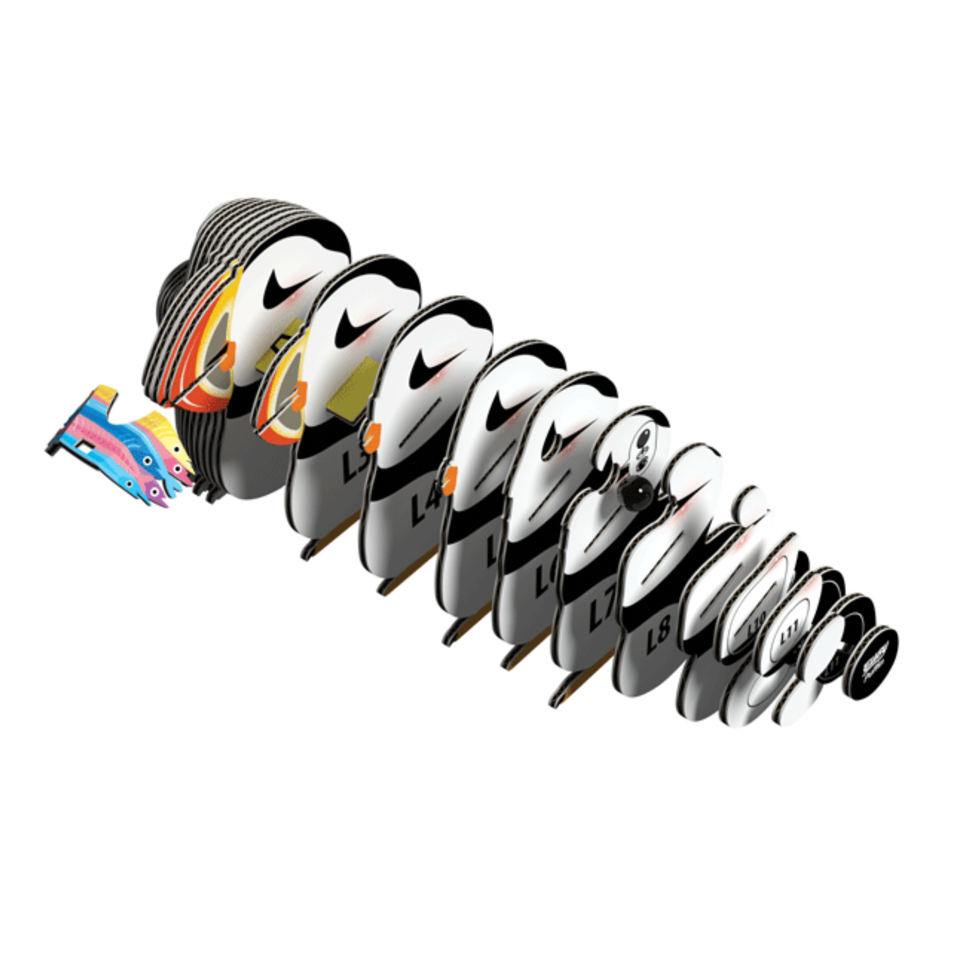 EUGY Puffin 3D Card Model Kit