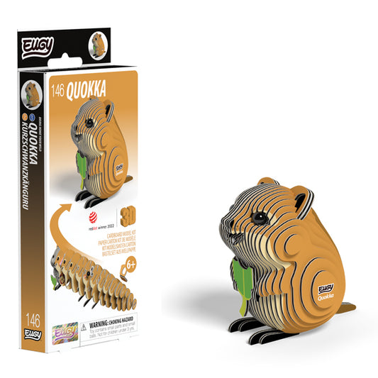 EUGY Quokka 3D Card Model Kit