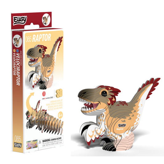 EUGY Raptor 3D Card Model Kit