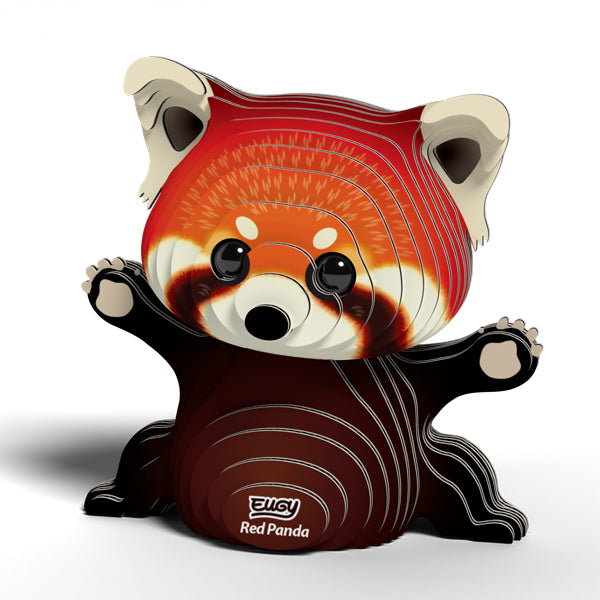 EUGY Red Panda 3D Card Model Kit
