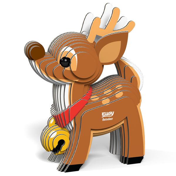 EUGY Reindeer 3D Card Model Kit