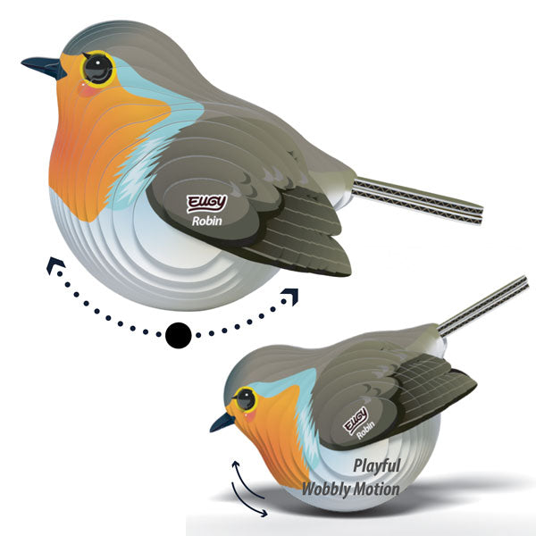 EUGY Robin 3D Card Model Kit
