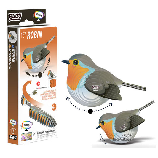 EUGY Robin 3D Card Model Kit