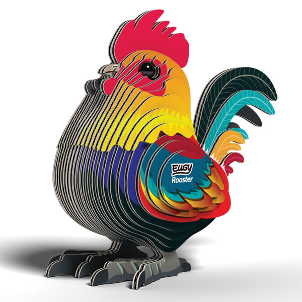 EUGY Rooster 3D Card Model Kit