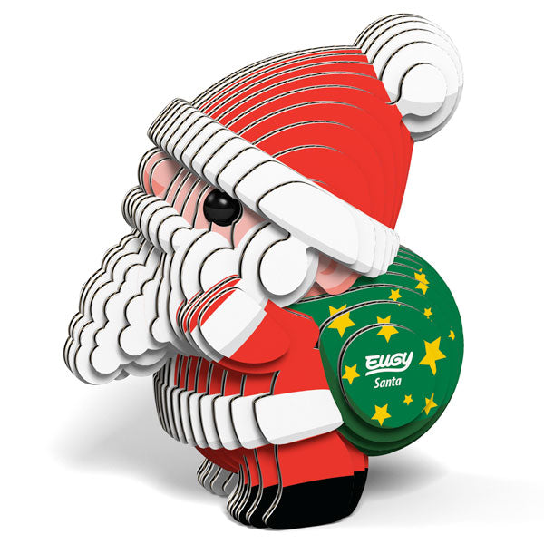 EUGY Santa 3D Card Model Kit