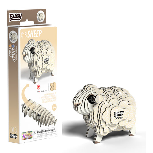 EUGY Sheep 3D Card Model Kit