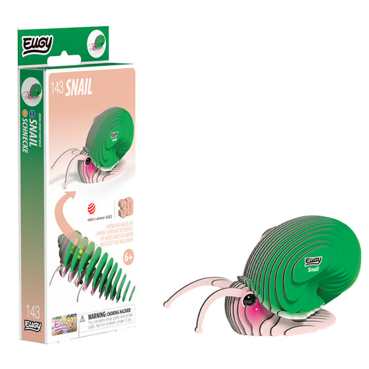EUGY Snail 3D Card Model Kit