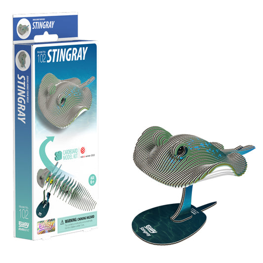 EUGY Stingray 3D Card Model Kit