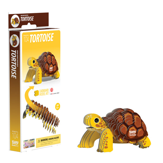 EUGY Tortoise 3D Card Model Kit