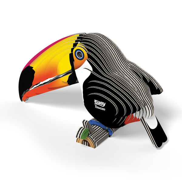 EUGY Toucan 3D Card Model Kit
