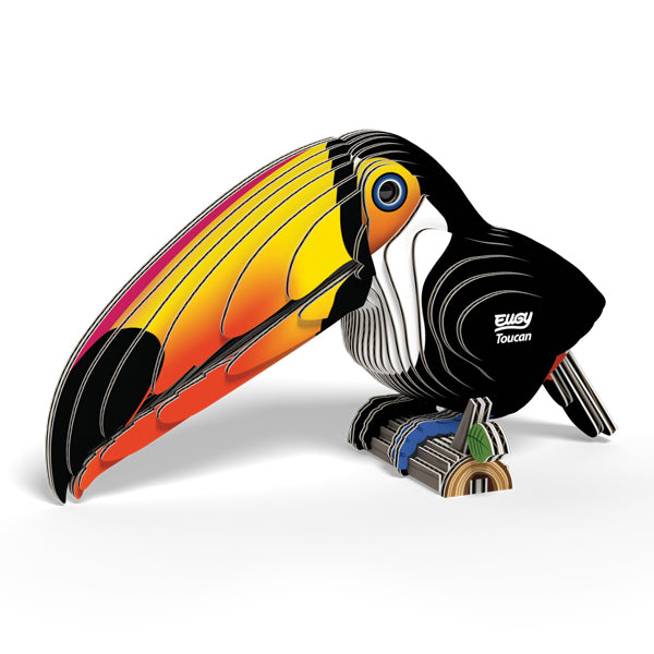 EUGY Toucan 3D Card Model Kit