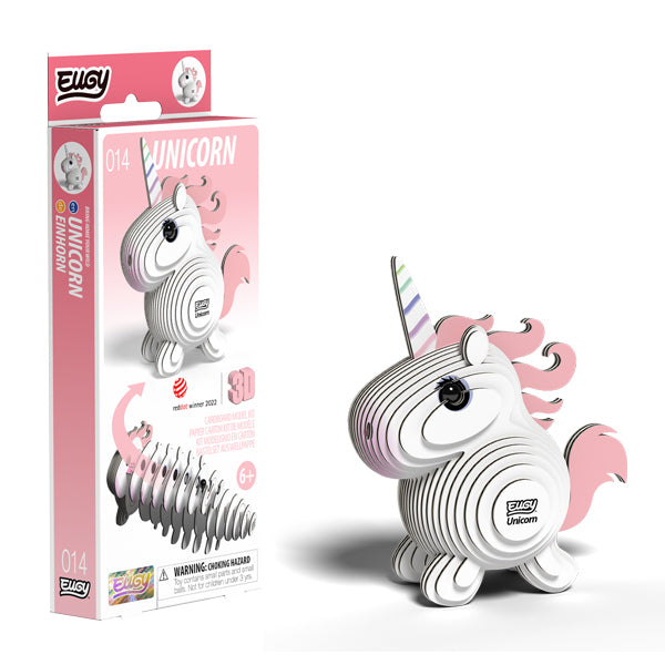 EUGY Unicorn 3D Card Model Kit
