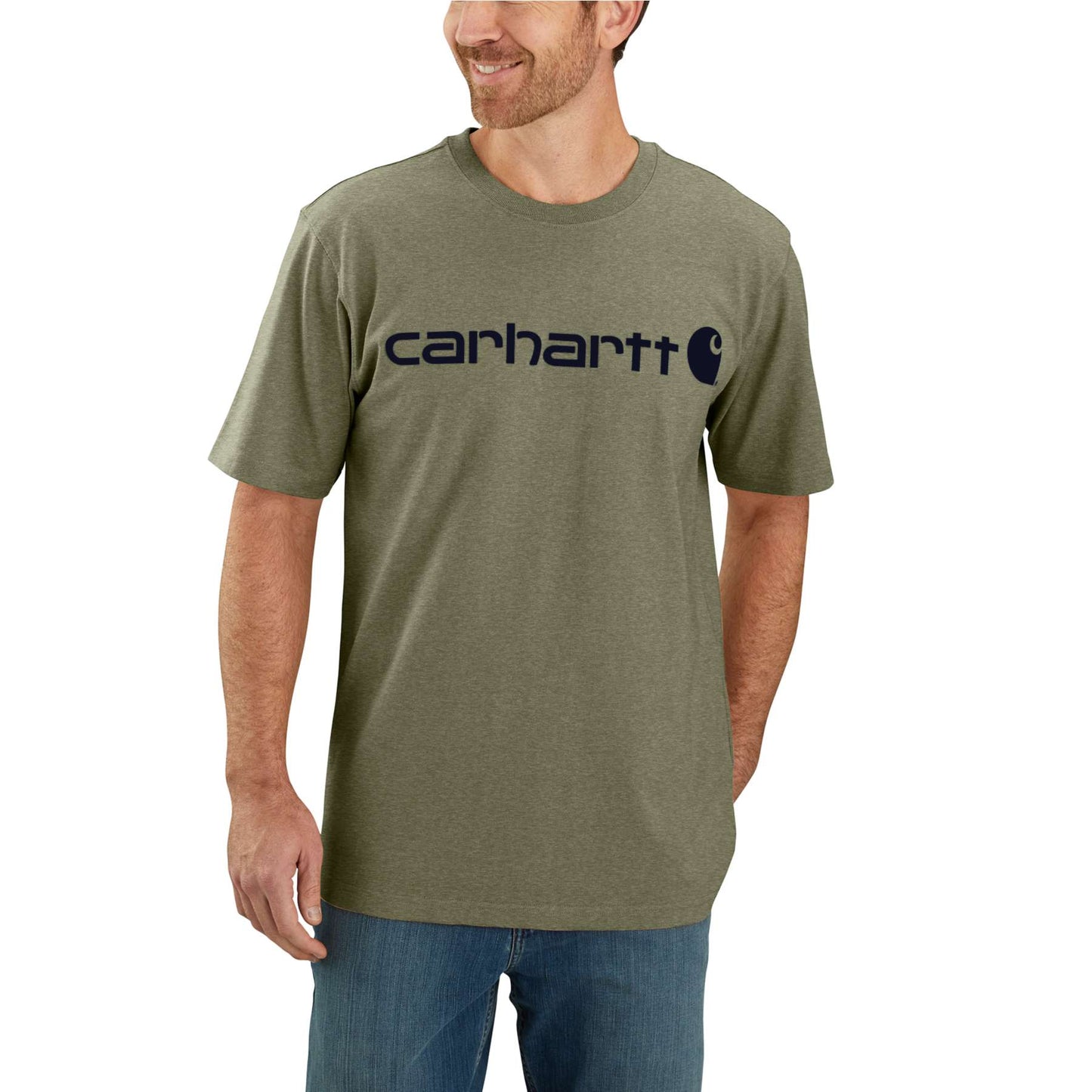 Carhartt Relaxed Heavyweight Short-Sleeve Logo Graphic T-Shirt