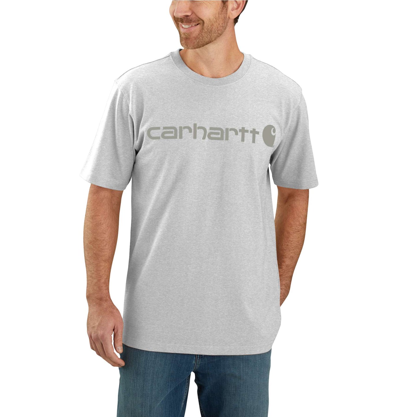 Carhartt Relaxed Heavyweight Short-Sleeve Logo Graphic T-Shirt