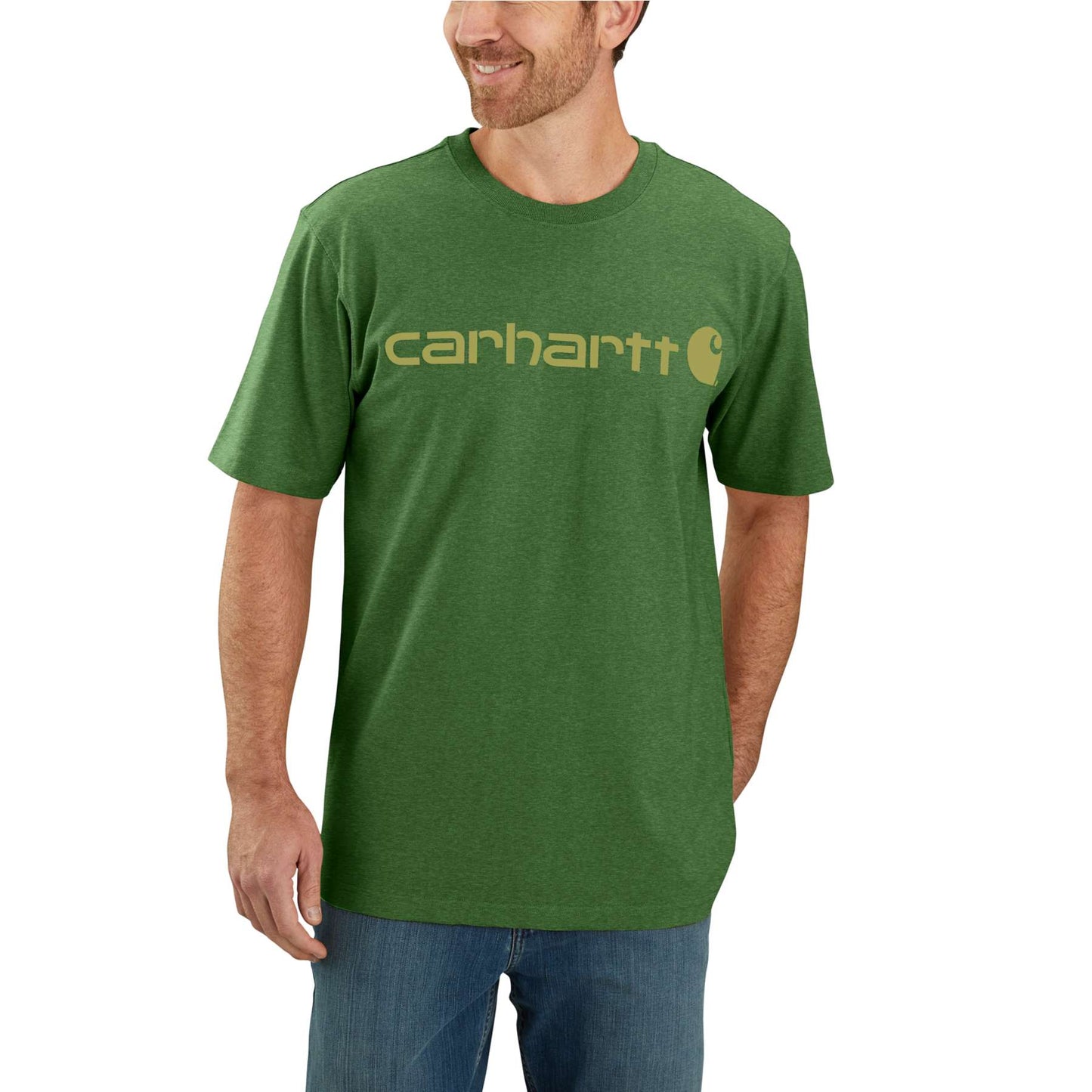 Carhartt Relaxed Heavyweight Short-Sleeve Logo Graphic T-Shirt