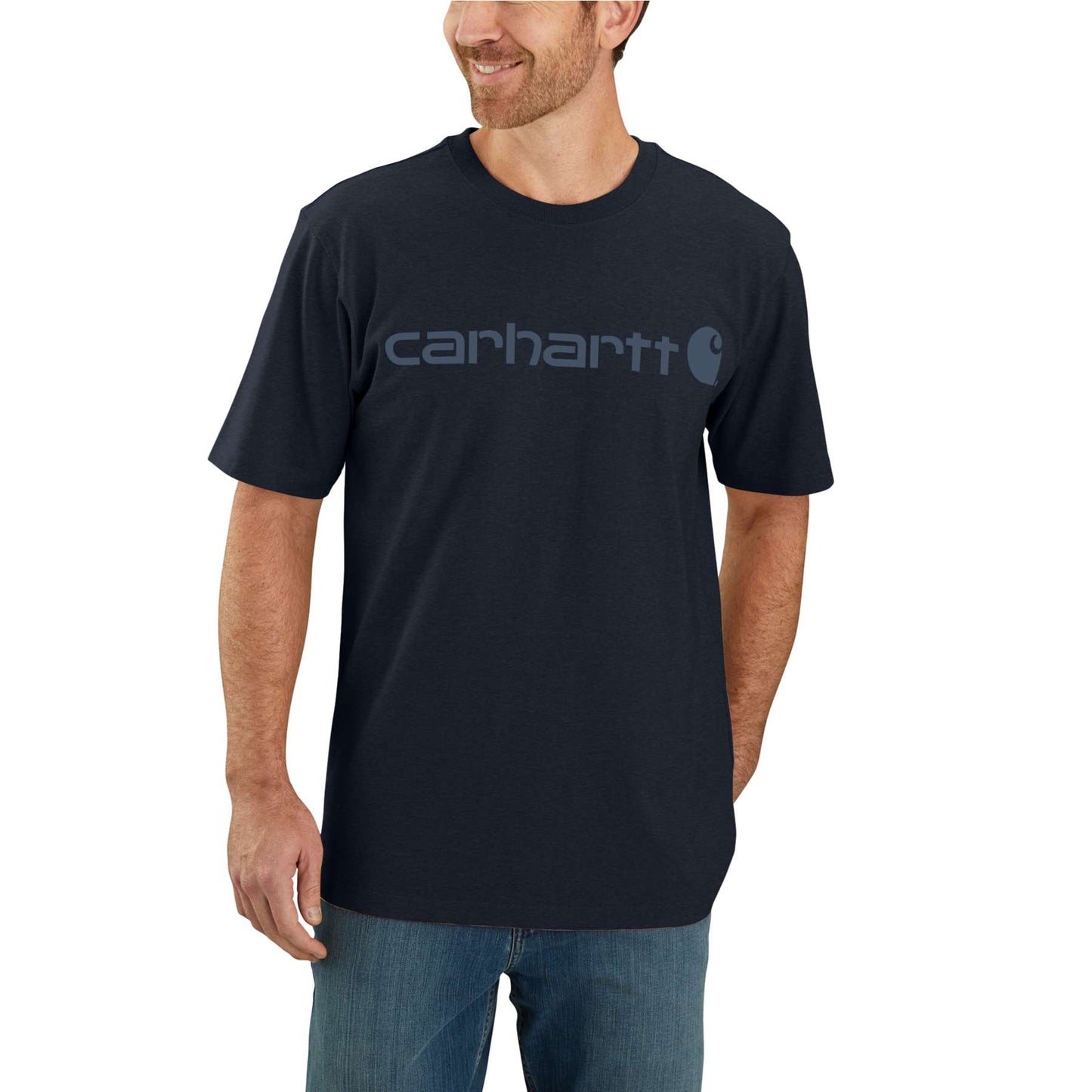 Carhartt Relaxed Heavyweight Short-Sleeve Logo Graphic T-Shirt
