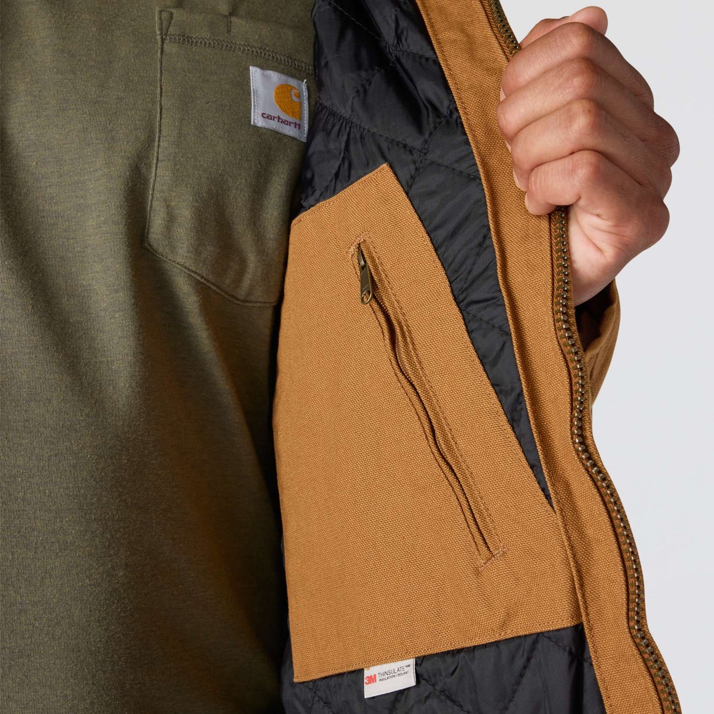 Carhartt Loose Fit Washed Duck Insulated Active Jacket