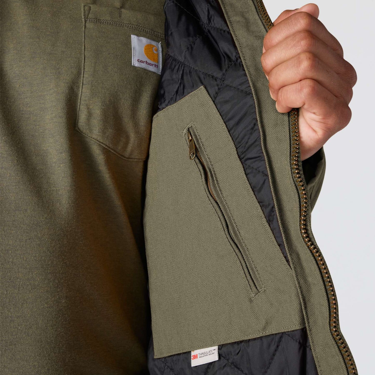 Carhartt Loose Fit Washed Duck Insulated Active Jacket