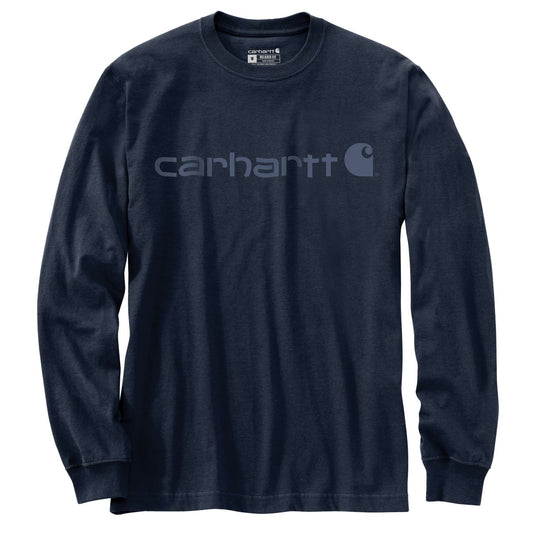 Carhartt Relaxed Fit Heavyweight Long-Sleeve Logo Graphic T-Shirt