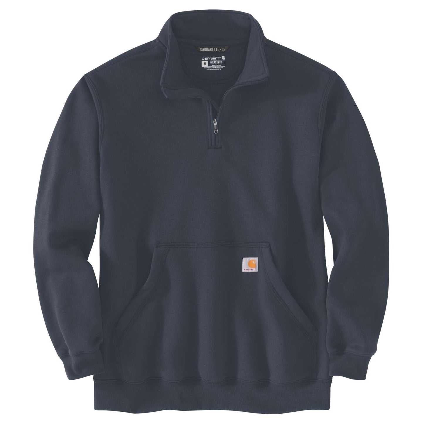 Carhartt Loose Fit Midweight Quarter Zip Mock Neck Sweatshirt