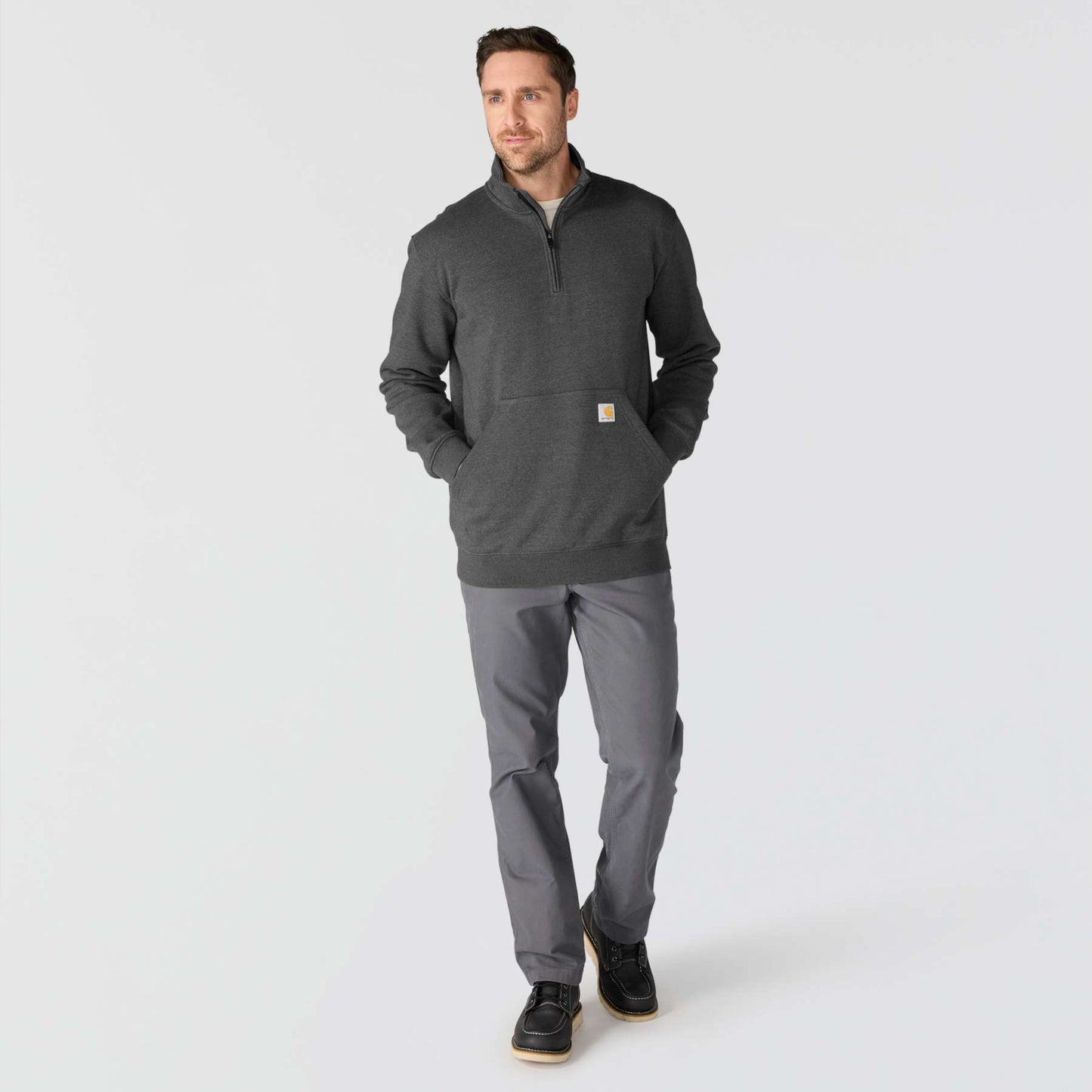 Carhartt Marquette Quarter Zip Mock Neck Sweatshirt