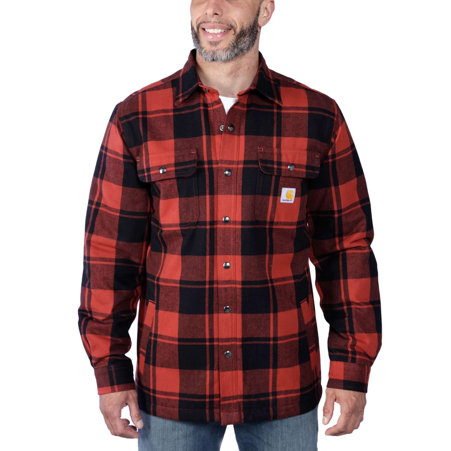 Carhartt Heavyweight Sherpa Lined Plaid Shirt Jacket – Sam Turner