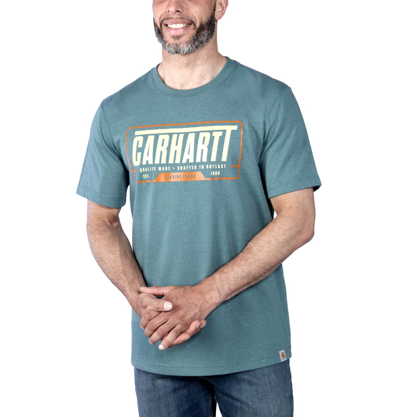 Carhartt Heavyweight Graphic T-Shirt - Sea Pine Heather