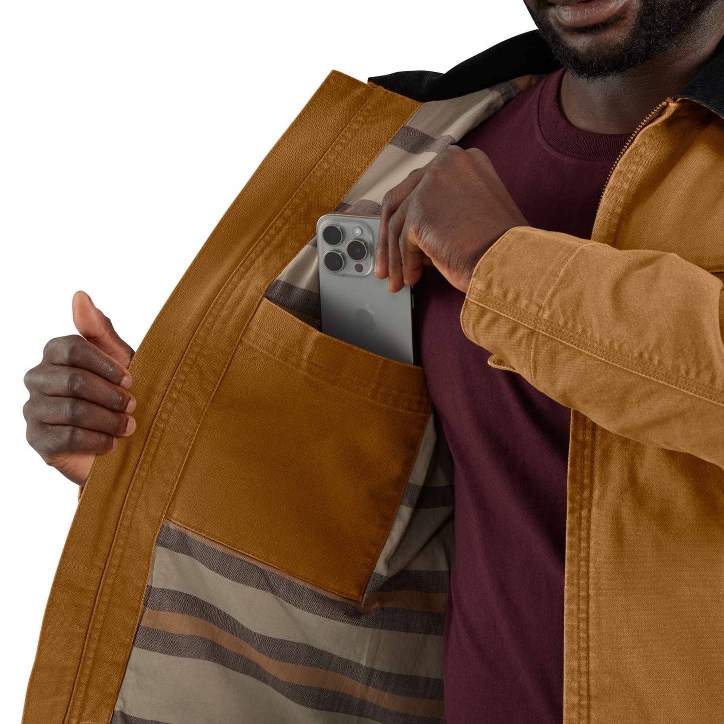 Carhartt Re-Engineered Rugged Flex Relaxed Fit Duck Detroit Jacket