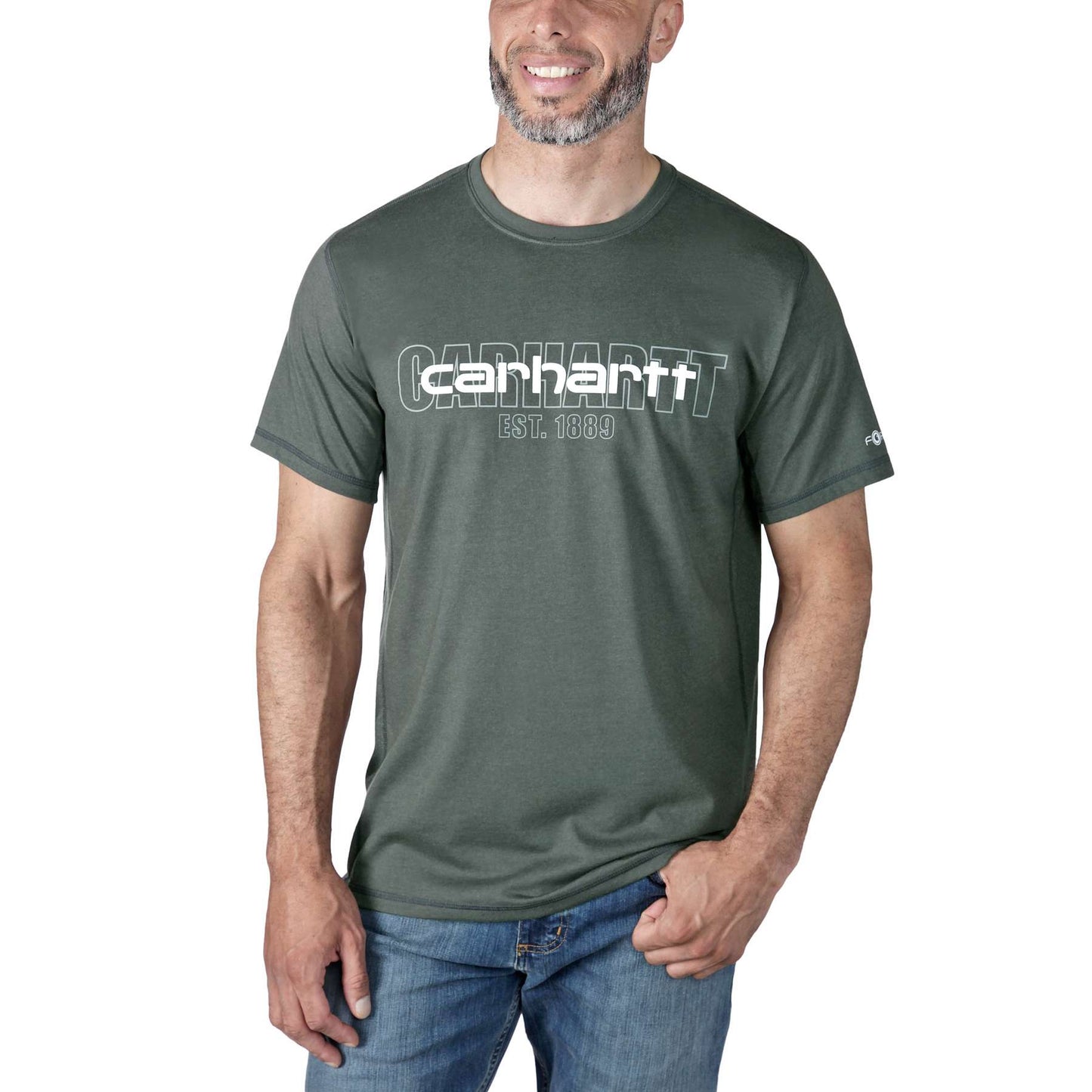 Carhartt Force Relaxed Fit Midweight Short-Sleeve Logo Graphic T-Shirt